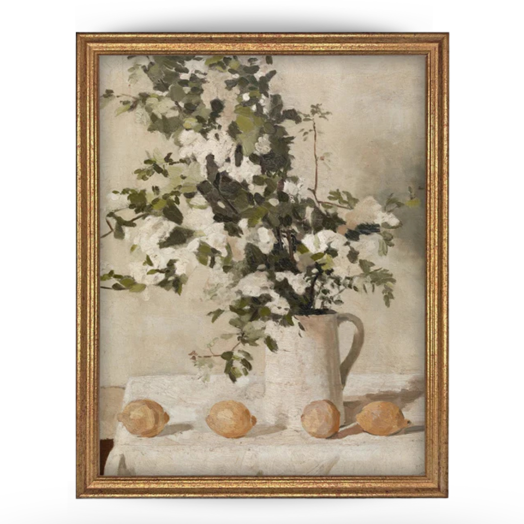 Vintage Framed Flowers
