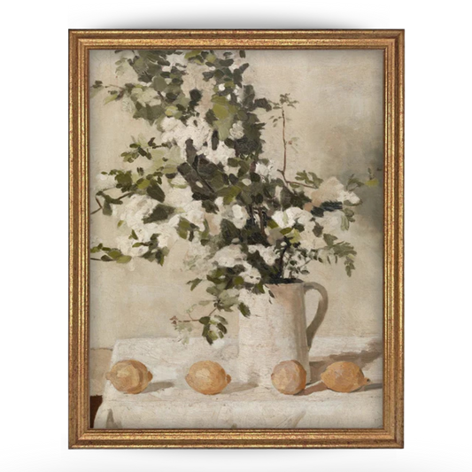 Vintage Framed Flowers