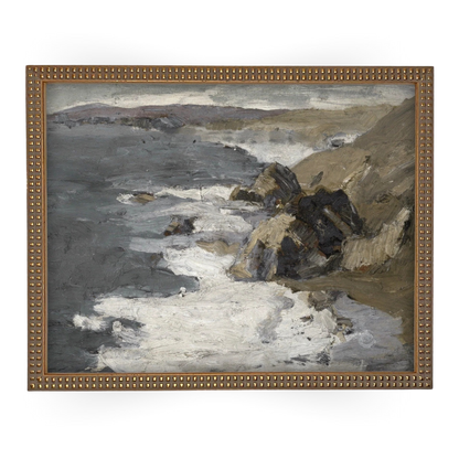 Vintage Framed Coastline Seascape
