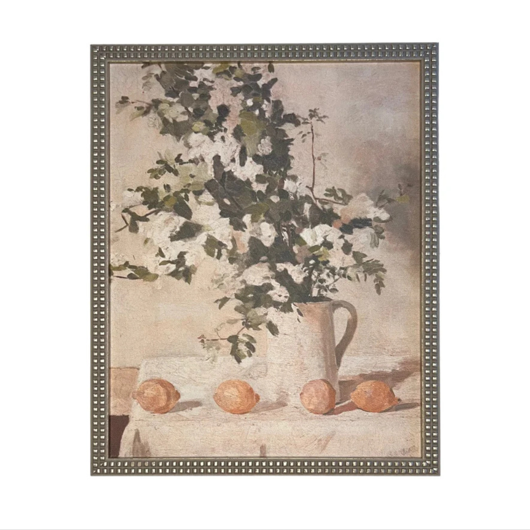 Vintage Framed Flowers
