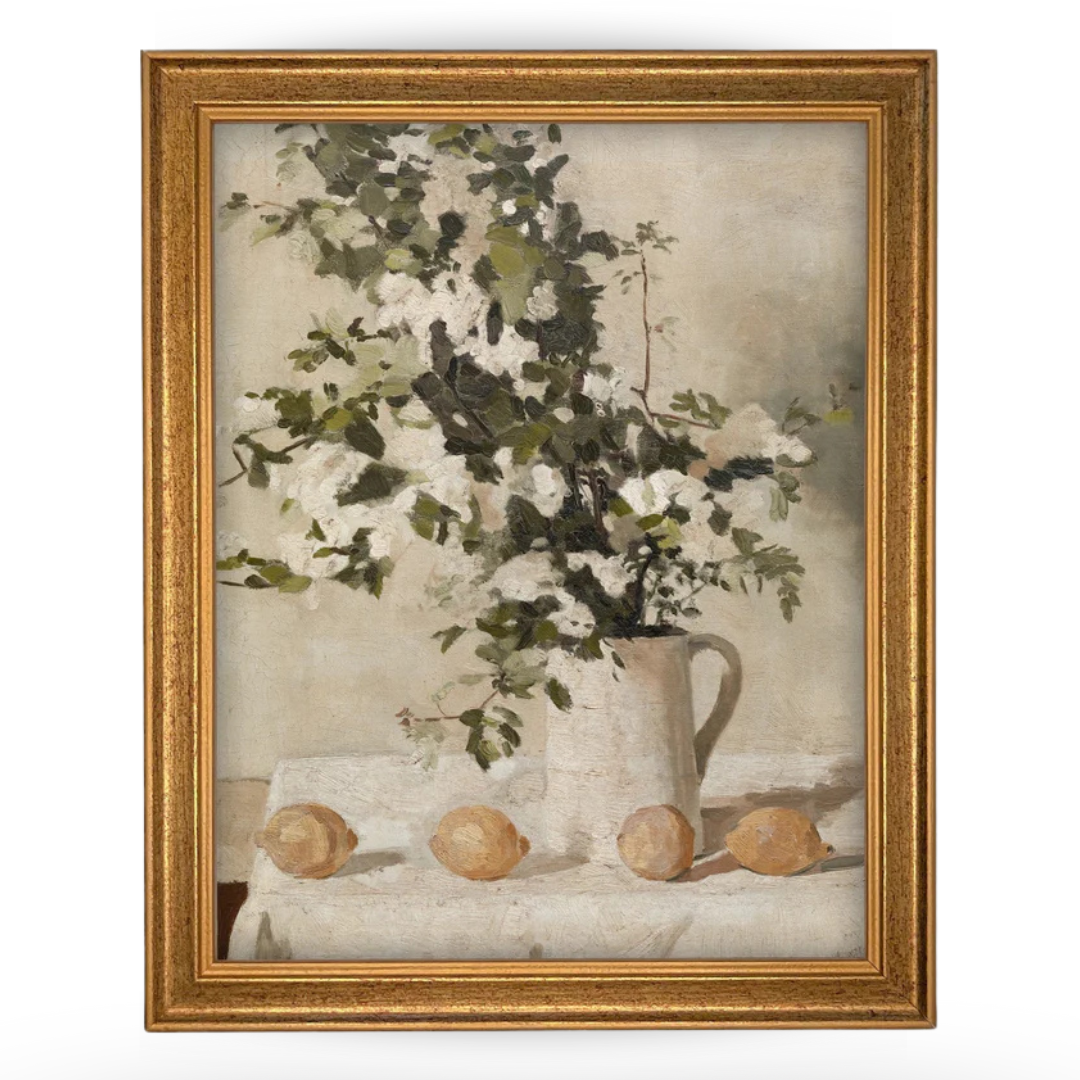 Vintage Framed Flowers