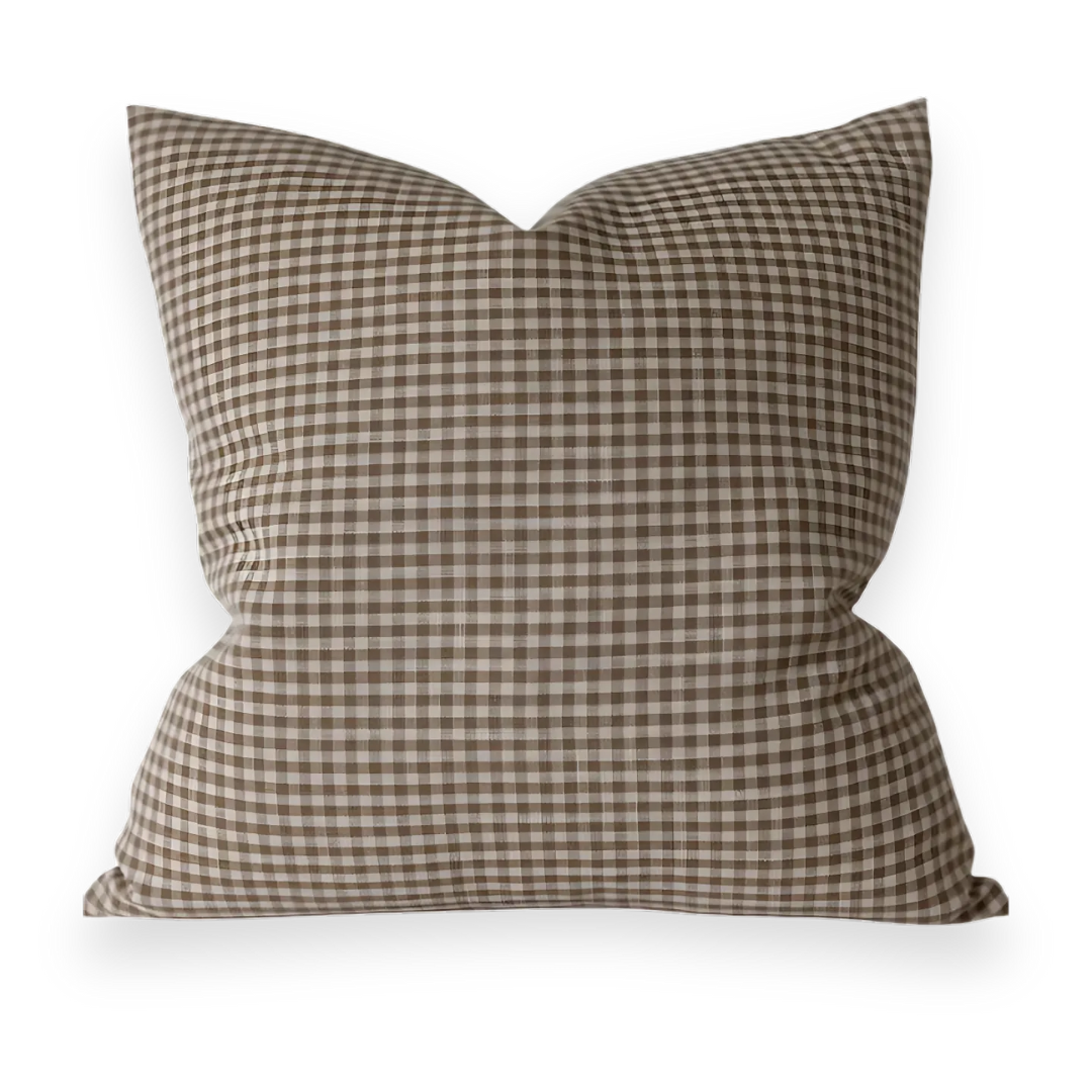 Designer "Woodruff" Linen Gingham Check