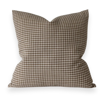 Designer "Woodruff" Linen Gingham Check