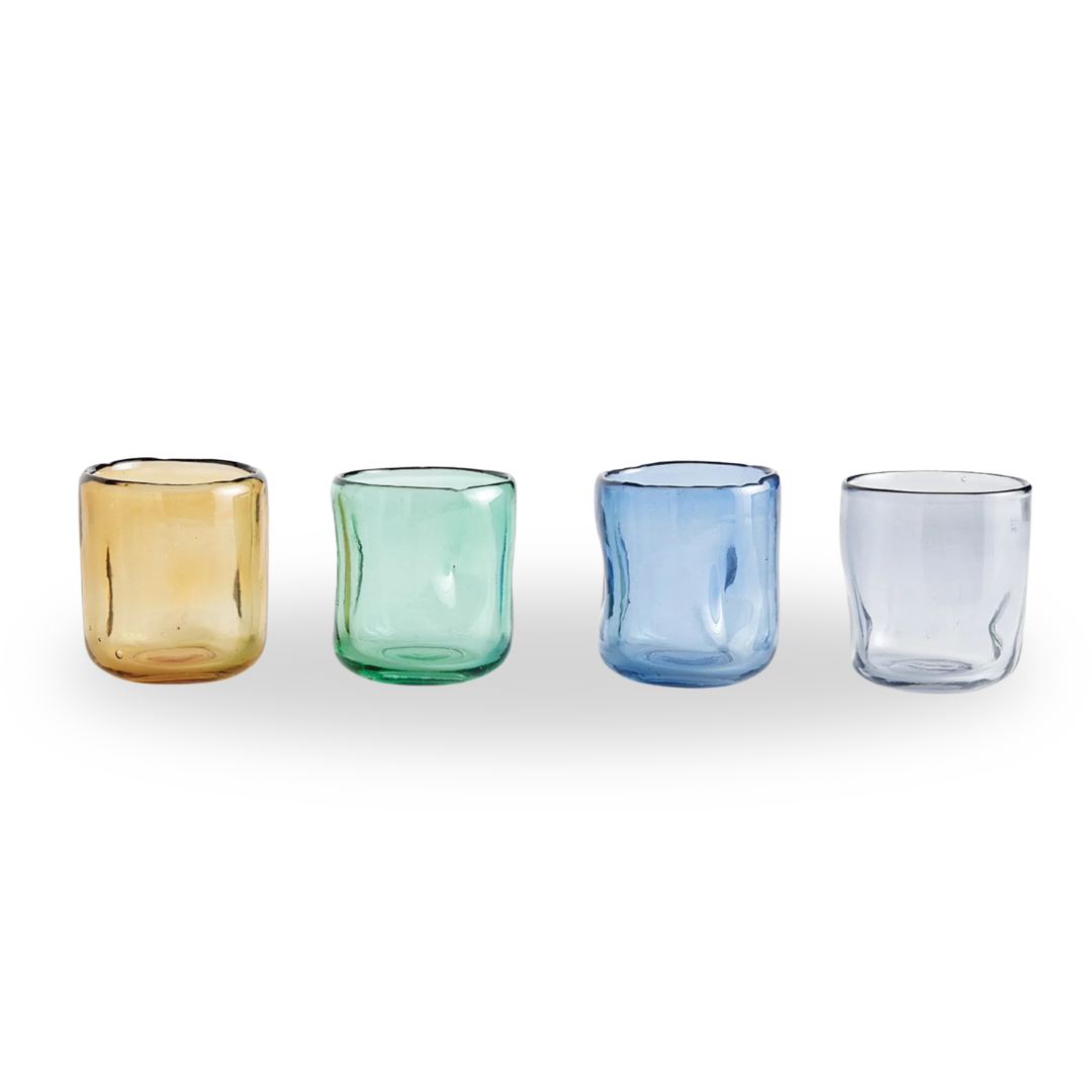 Dimple Tumblers, Set of 4