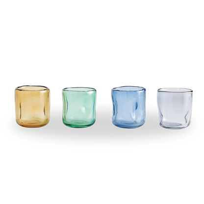 Dimple Tumblers, Set of 4