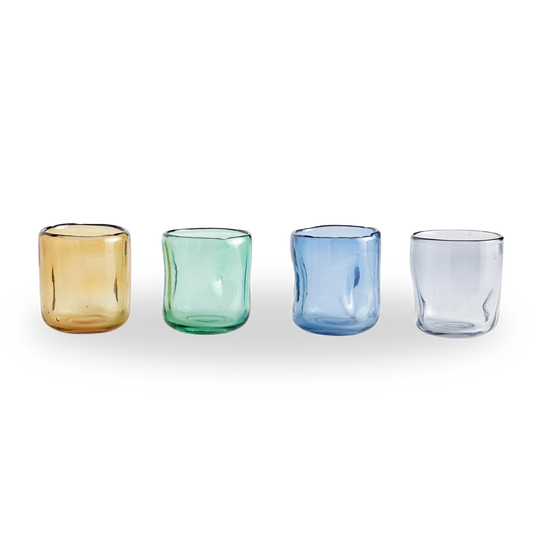 Dimple Tumblers, Set of 4