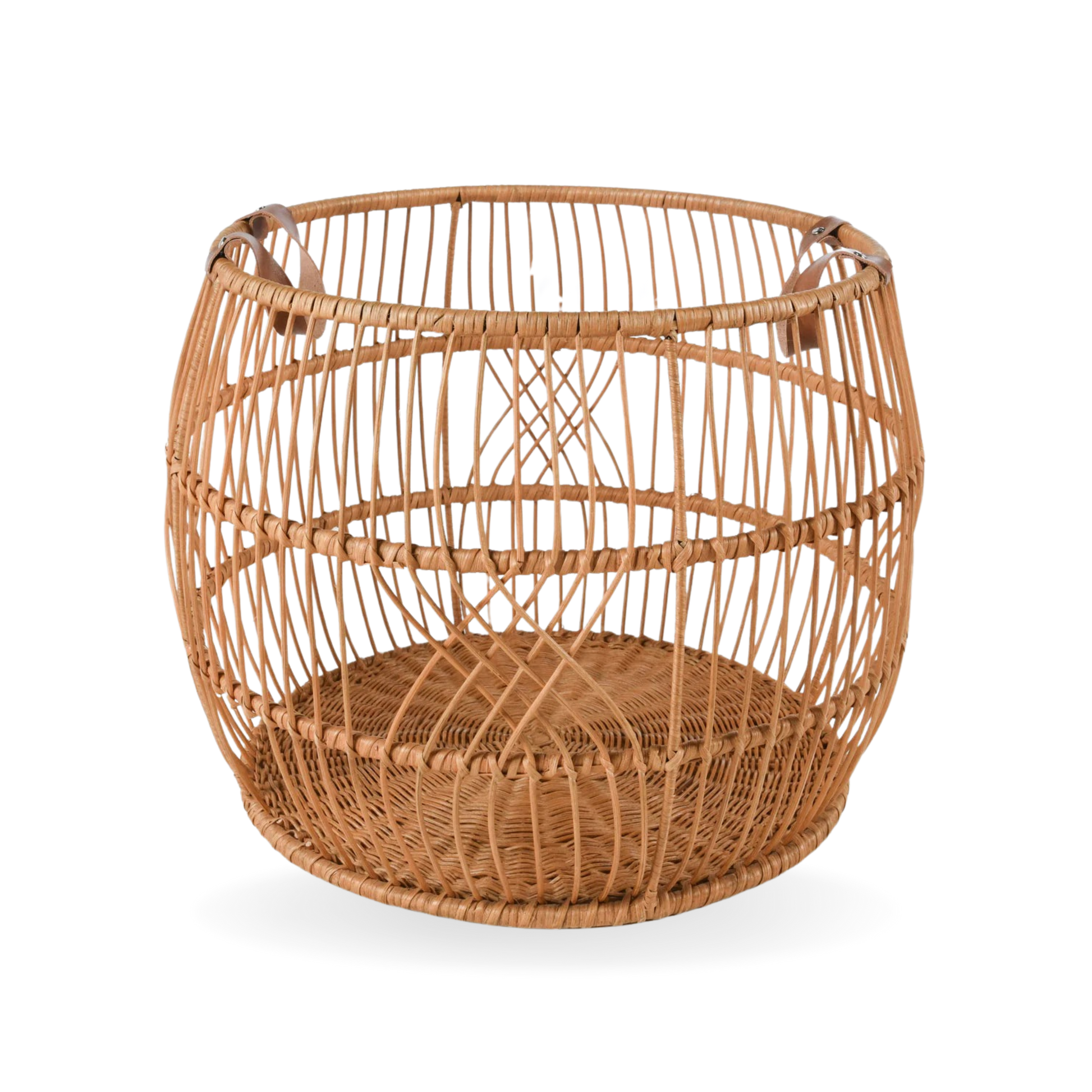 Rattan Iron Basket