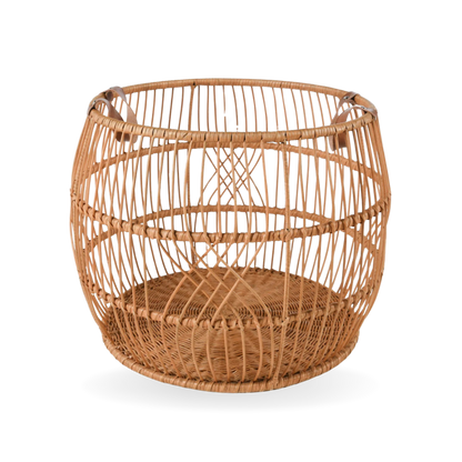 Rattan Iron Basket