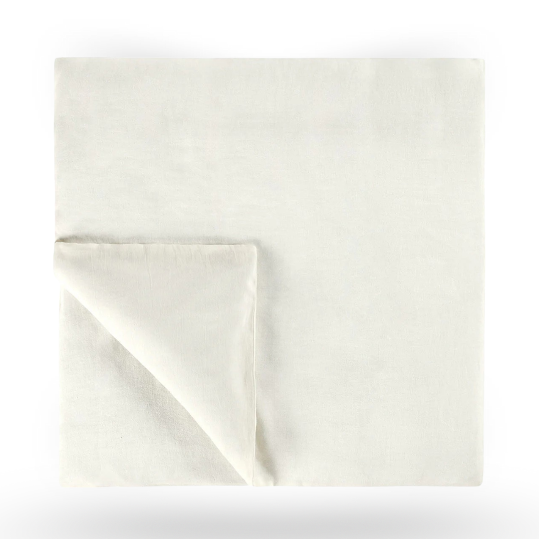 Paloma Hemp Duvet Collection in Ivory