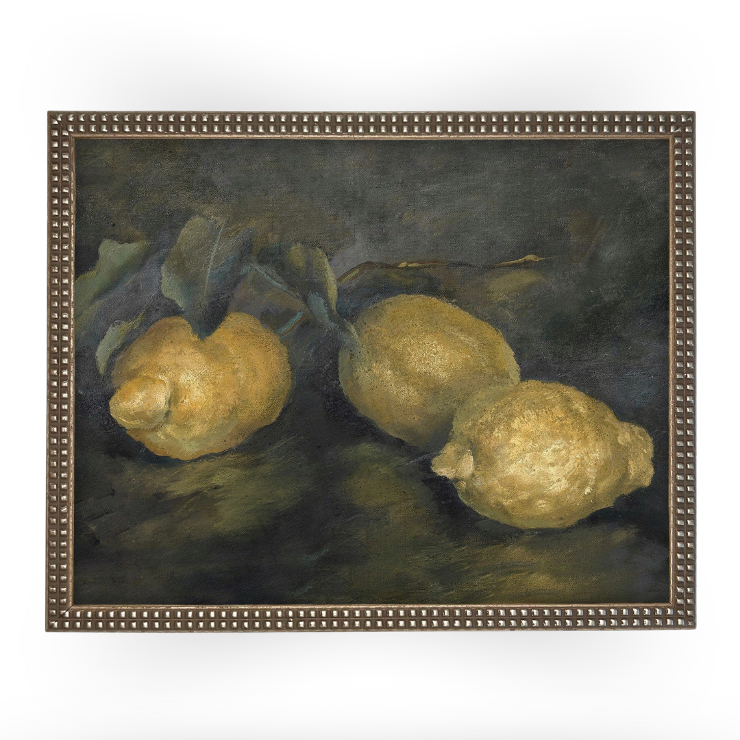 Vintage Framed Lemons