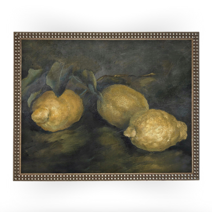 Vintage Framed Lemons