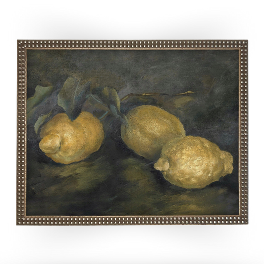 Vintage Framed Lemons