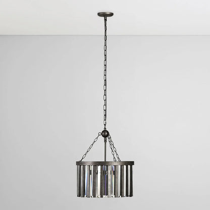 Olympia Iron Round Chandelier