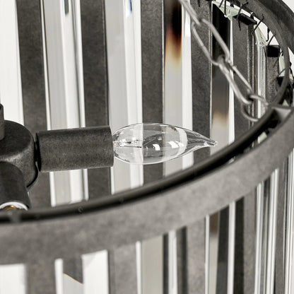 Olympia Iron Round Chandelier