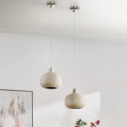 Jodi Concrete Round Pendant