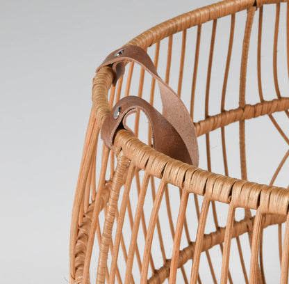 Rattan Iron Basket