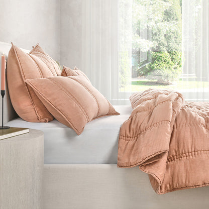 Rowen Quilt Collection in Clay
