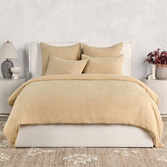 Paloma Duvet Collection in Ochre