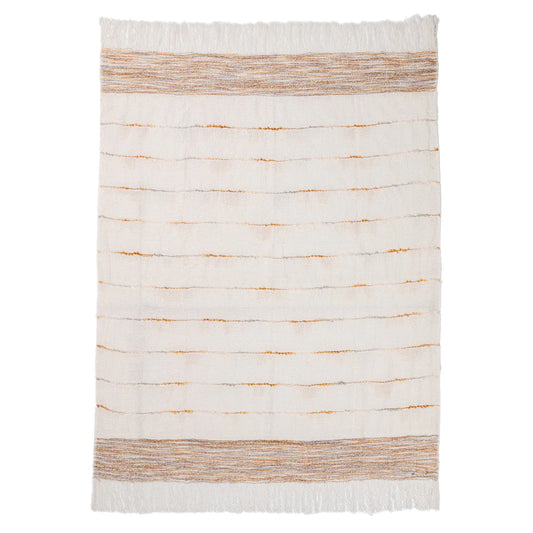 TC Albedo Ivory/Rust Throw 50x70