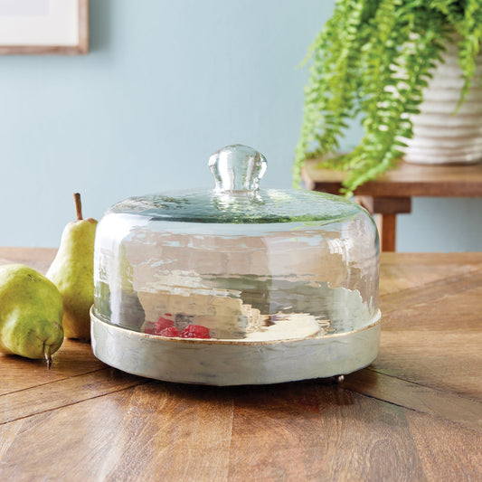 Kammie Tray with Cloche