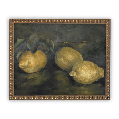 Vintage Framed Lemons
