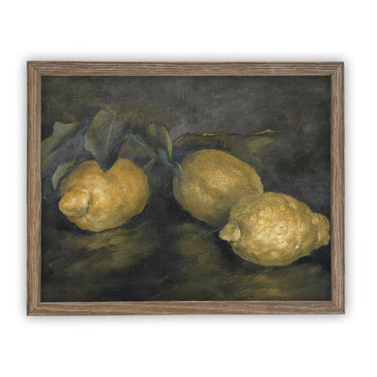 Vintage Framed Lemons