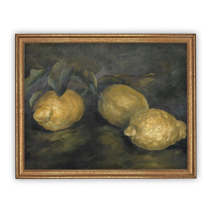 Vintage Framed Lemons