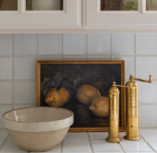 Vintage Framed Lemons