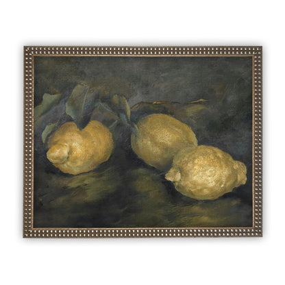 Vintage Framed Lemons
